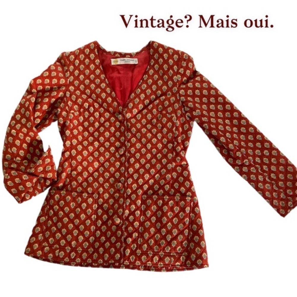 🇫🇷Vintage Souleiado Charles Demery quilted jacket